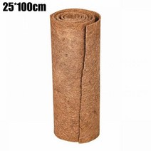야자매트 조경 코코넛 20/25x100cm 자연 매트 코코 야자 재배자 라이너 시트 정원 식물 꽃 냄비 바구니 장식 애완 동물 파충류 카펫, 25 x 100cm, 25 x 100cm