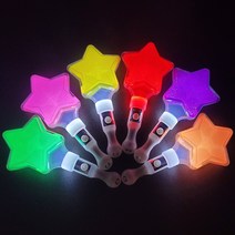 도매파티 야광 LED 파티 용품, 1개, 20-6 LED 미니별 응원봉 보라색_GCU40