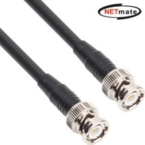 강원전자 넷메이트 NMC-RG5902 RG-59 BNC-BNC 고주파 동축 케이블(주석도금 연동선/6합/75Ω) 2m, 상세페이지 참조