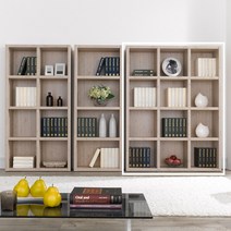 상도가구 아이나 1200 4단 오픈형 책장 책꽂이 전면책장 4단책장 거실책장, 월넛