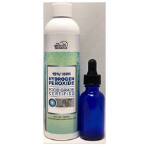 12% Hydrogen Peroxide Food Grade - Diluted from 35% H2o2 with Distilled Water to 12% - Recommended