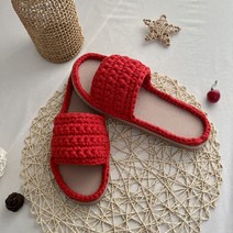 도두리 DIY 손뜨개 코바늘 뜨개질 실내화 취미 만들기 키트 패키지 뜨기 - 동영상제공, 백설기, 270mm
