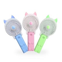 캐릭터휴대용선풍기 핸디선풍기 미니선풍기 usb충전, 색상:곰돌이그린