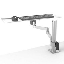 키보드 받침대 트레이 책상 장착형 접이식 브래킷