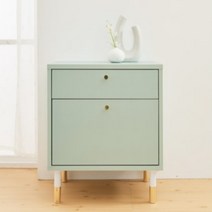 국내제작 실속 수납공간 세련 골드포인트 협탁 받침대 신혼부부 안방 콘솔, 월넛