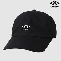 엄브로 에센셜 스몰 로고 볼캡 UN123CCP11 BLK, 59, 블랙