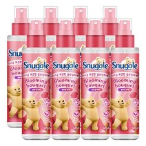 스너글 섬유탈취제 블루밍 부케, 8개, 150ml