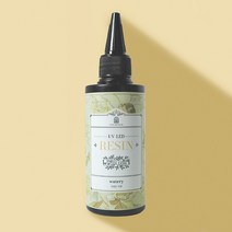 중점도 UV LED레진 대용량 고투명 네일 & 공예용 레진아트, 중점도 200g