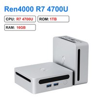 2023GenMachine게임용미니PC Ren40004700U AMDRyzen7CPU2.0GHz 최대Windows10/11DDR4WiFi6신, 0716GB1TB_01미국