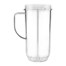 250W 매직 믹서 쥬서 믹서에 대한 핸들과 키가 큰 22Oz 교체 파트 컵 머그잔, 하나, 투명 색상