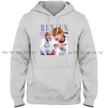 롱고니 큣대 당구 포켓볼 Renjun-긴 소매 후드 티 스웨터 Renjun Nct Dream We Go Up 127 Kpop K Pop, [03] L, [04] Hoodie-Gray