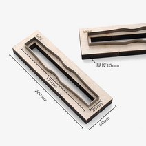 목형 철형 만들기 세트 DIY 가죽공예 스트랩키링, 단일사이즈, 나이프 몰드