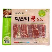 미스터쿡 강아지 간식 스테이크, 소고기, 300g, 42개