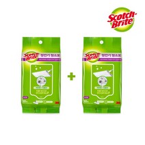 3M 스카치브라이트 정전기 청소포 리필 (표준형) 30매+30매, 단품
