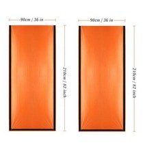 비비색 텐트 비박 비비 백팩킹 1인용 야외 가방 개 비상 주머니 수면 캠핑하이킹 담요 단열, Orange.orange