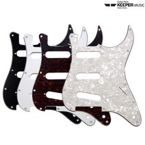 (지엠뮤직_픽가드Standard Stratocaster SSS동판실드 Copper Shield keepermusic 키퍼뮤직 (STANDARD SSS), WH.PEARL