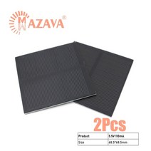 1+1 태양전지판 아파트 태양광 모듈 미니태양광설치 태양열판 2pcs 5v 0.5w 0.6w 0.8w 애완 동물 야외 휴대용 열 충전기 창 412, 110ma 태양 전지 패널