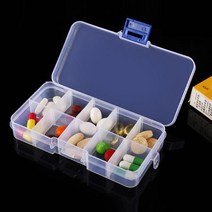PK글로벌 2P 칸 조절 액세서리 보관 박스 낚시 비즈 알약 영양제 전자부품 만능 클리어박스, 사각24칸, 2개입, 투명
