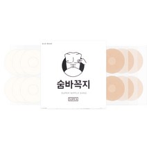 숨바꼭지 살구색 + 투명색 혼합104매 니플밴드, 1세트