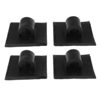 고무보트 민물낚시풍선 낚시 보트 고무 딩기 카약 카누 선외 모터 세일링 엔진에 대 한 4pcs 마운트 스탠드, 01 Black 4pcs