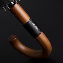 parachase 큰 우산 나무 windproof 16 갈비 비즈니스 일본어 긴 손잡이 비 여자 남자 120cm 골프 지우기, gray