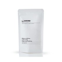 빌베리 루테인 포도씨 정제 비전 눈 건강 옥스포드 바이탈리티, 카운트 2개(1개 팩)