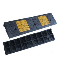 고무차량진입판 블럭업 주차턱 경사로 발판 문턱 슬로프 7, 50x80x10
