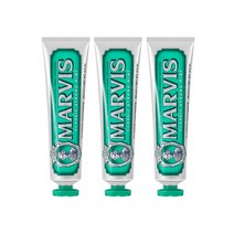 마비스 클래식 스트롱 민트 치약, 85ml, 3개