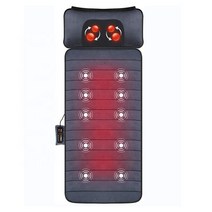 온열요법 진동 전신 마사지 매트리스 목 등 요추 및 다리 안마기 전기장판