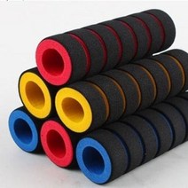 자전거 핸들그립 핸들 스펀지 그립 핸들교체 미끄럼, 핸들그립 그린 DC001353, 1개