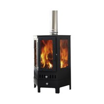 메세타 루디 캠핑화목난로 불보기창 5면