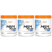 닥터 베스트 OptiMSM 함유 MSM 식이유황 파우더 가루형 분말 250g 3통
