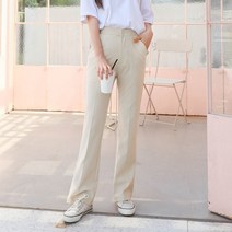수비진 SL5102 슬림 부츠컷 스판 슬랙스 여성슬랙스 부츠컷핏 스판슬랙스 가을신상
