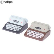 수동 옛날 복고 레트로 타자기 인형 집 미니 시뮬레이션 빈티지 모델 미니어처 요정 홈 라이프 장면 가구 장식 완구
