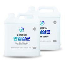 [아가방안심소독집게] 토탈클리어 안심살균 소독제, 4000ml, 2개