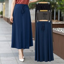 모슬린 엄마옷 쿨링 A라인 스커트 YSK206075 마담/미시옷/중년여성의류/50대/60대여성옷/빅사이즈