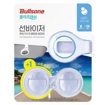 불스원 폴라패밀리 선바이저 방향제 본품 + 리필 아쿠아향, 10세트