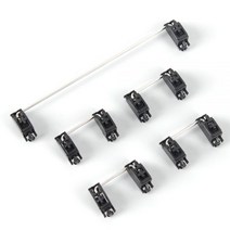 한손키보드 PCB 장착 체리 스태빌라이저 기계식 수정 키 위성 축 7u 625u 2u 3u 6u, 없음, 없음, 6.1x3u - Transparent PCB Stab