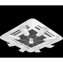 에어컨 바람개비 시스템에어컨 공기순환팬 날개 실링팬, 화이트 팬 블레이드