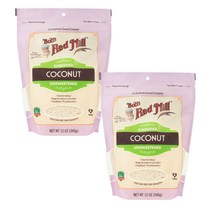 밥스레드밀 슈레디드 코코넛 언스위튼드, 340g, 2개