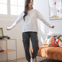 코튼원 여성 트레이닝 9부 조거팬츠 3컬러