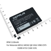 삼성 휴대폰 배터리 삼성 휴대폰 배터리BR50 BT60 BX41 배터리 Motorola V3 i U6 L71 L72 L9 E8 EM30 V750, 02 BT60