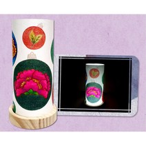한지 원통 조명등 만들기 4인 무드등 설날 체험 미술 수업 도서관 센터 취침등 DIY 방과후