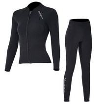 프리다이빙 슈트 잠수복 프리미엄 다이빙 남성용 여성용, 29.Suit w pants women - XL