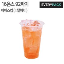 에브리팩 16온스 아이스컵 (PET.92파이), 1박스, 1000개