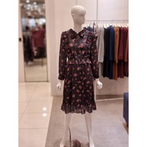 올리비아 하슬러 프릴 리본 포인트 원피스