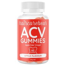 헤어케어 베어 에이 시 브이 애플 사이다 식초 젤리 사과맛 60팩 Haircare Bear ACV Apple Cider Vinegar Gummies Apple 60 Pack