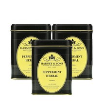 하니앤손스 페퍼민트 허브 티 42g Harney & Sons Peppermint Herbal Tea, 3팩