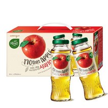 자연은 170일 사과 100, 180ml, 48개입
