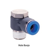 국산 제조 에어호스 연결 다용도 원터치 피팅 반조타입 수나사 PH type, 0803